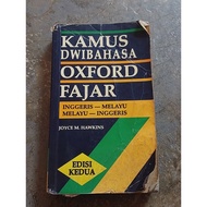 Kamus Dwibahasa Oxford Fajar Edisi Kedua Inggeris Melayu