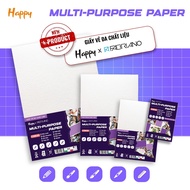 Happy multi-purpose drawing paper 200gsm, all sizes A3, A4, A5, 10 sheets