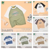 Dokma boys' round neck shirt, large size 120-160 DA2571, DA2570 25-50kg