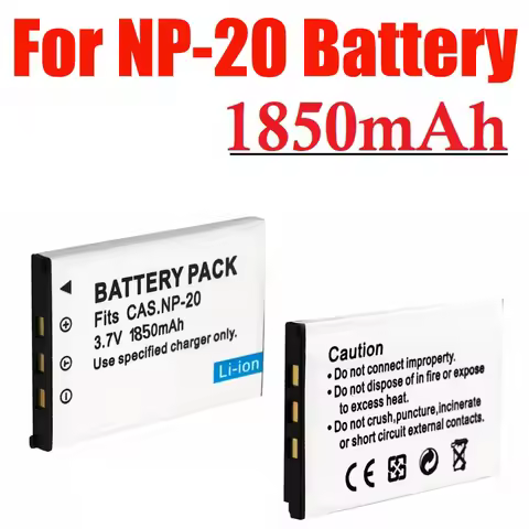 NP20 NP-20 Camera Battery For Casio EX-Z7 Z8 Z11 Z60 Z65 Z70 Z75 Z77 M1 M2 M20 S1 S2 S3 S20 S100 S50