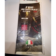 PINLOCK FOG RESISTANT LENS DKS 118 CLEAR FOR AGV K3 SV K1 K3SV K5 GT2 VISOR ANTI FOG MADE IN