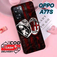 SOFTCASE PRO CAMERA (KARET LENTUR) CASE OPPO A77S -  HARDCASE  MOTIF BOLA AC MILAN - COD - CASE TERL