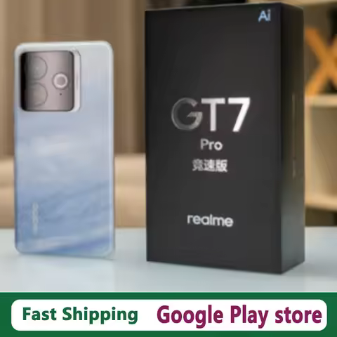 Original Realme GT 7 Pro Racing Edition Mobile Phone IP69 Waterproof 120W Charge 50.0MP 6.78" AMOLED