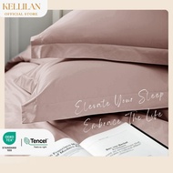 KELLILAN | 1200TC Tencel Pillow Sham | Cooling Pillow Case | 74 x 48 x 5 cm | 2 pcs