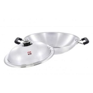 Zebra Vitalux 3Ply Wok W/Lid (38cm)