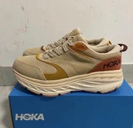 🔝HOKA ONE ONE Bondi L suede 戶外跑鞋 藕粉 男女同款