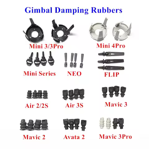 Gimbal Damping Rubbers for DJI Mini Series Mini 3/Mini 4Pro Mavic 2/Mavic 3/3PRO Air3S Avata2 Flip R