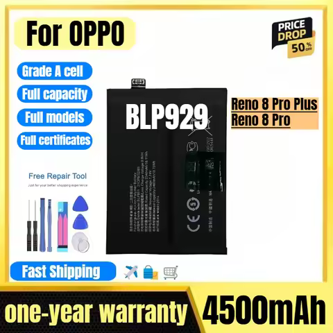 BLP929 for OPPO Reno 8 Pro Plus/Reno 8 Pro Phone Battery High Quality High Capacity Replacement Bate