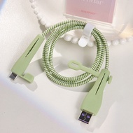 Raimondo 1 Set 4 item Pelindung Kabel Charger/ Cable Charger / Pelindung Karet Anti Tekuk Untuk Andr