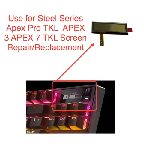 New SteelSeries Apex Pro TKL APEX 3 APEX 7 TKL Screen OLED Lcd Display Repair/Replacement