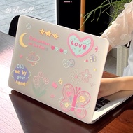 Shesell Clear macbook Case (Matte) A3240 Air13/15/Pro13 Doodle butterfly A2681