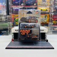Mini GT No 1127 Porsche 911 GT3 RS Weissach Package Black with Orange 2025 Essen Motor Show Exclusiv