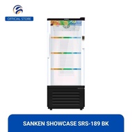 Ready | Sanken Srs-189 Bk/Mr Showcase Lemari Pendingin Kapasitas 180