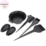 TR  5Pcs Hairdressing Brushes Bowl Combo Salon Hair Color Dye Tint DIY Tool Set Kit n