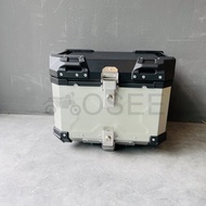 Motorcycle Top Box Alloy Box 45L 55L Box Motorcycle With Base Plate Sec Top Box For Motorcycle