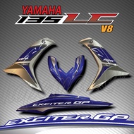 STRIPE MOTOR YAMAHA LC135 V8 EXCITER GP EDITION CUSTOM STICKER BODY ( READY STOCK )