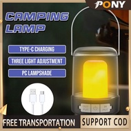 PONYHOME Camping Lamp Camping Light Lampu Camping Portable Camping Lantern Camping Lamp Rechargeable