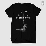 BAND T-SHIRT / IMAGINE DRAGONS T-SHIRT /IMAGINE DRAGONS WHITE / ROCK METAL MUSIC CLOTHES / MONO VERS
