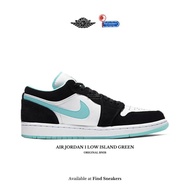 Sepatu Sneaker Wanita NIKE AIR JORDAN 1 LOW ISLAND GREEN BRAND NEW IN BOX
