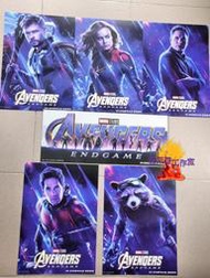 模概署工作室 Avengers 復仇者聯盟 4 終局之戰 A3 小海報 雷神索爾 驚奇隊長 班納 蟻人 火箭