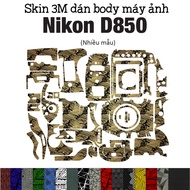 3M Skin stickers for Nikon D850 (Many models) | Anti-fouling film for Nikon D850 body