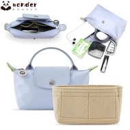 WONDER Linner Bag, Multi-Pocket Felt Insert Bag, Durable Storage Bags Portable Travel Bag Organizer Longchamp Mini Bag
