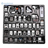 42PCS Universal Domestic Sewing Machine Foot Feet Snap On For Brother Singer Set [CrazyMallueb.sg]