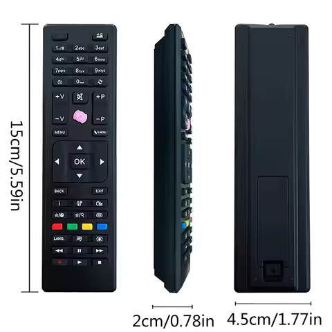 TECHWOOD Smart TV Remote Control RC4870 RC4875 Compatible with TELEFUNKEN RC4849 for HITACHI Telefun