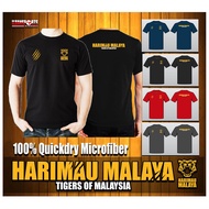 HARIMAU MALAYA MALAYSIA QUICKDRY TSHIRT  | 100% MICROFIBER | UNISEX | ROUNDNECK I JERSEY | SMART | CASUAL