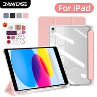 DANYCASE Acrylic Case for iPad 11th 10th Gen Air 6th Gen 11" M3 2025 7th 8th 9th Gen Air1 Air2 5th 6