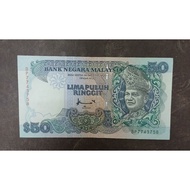 MALAYSIA 7TH SERIES ,1995 50 RINGGIT BANKNOTES.