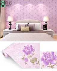 Wallpaper Dinding Shabby Pink Dasar Pink