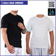 T-Shier Haji Bek Poket Zip Umrah Dan Haji Tshirt Haji Lelaki Tshirt men haji [S-3xl]