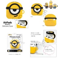 ( 最新! 數量有限 售完即止) 🇯🇵 Japan Minions Stuart Banana AirPods3 Protective Silicone Case 日本 迷你兵團 壞蛋獎門人 小黃人 
