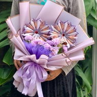 [TERBARUU BUKET UANG MONEY BOUQUET UANG 10 RIBU 20 LEMBAR WARNA LILAC