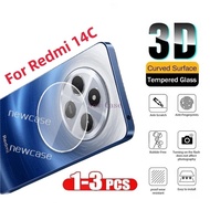 1-3Pcs 3D Camera Lens Protector Film For Redmi 14C 13C 4G Redmi14C Redmi13C Clear Tempered Glass Scr