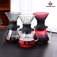 V60 Dripper Set Pot Sharing Coffee Filter Pot V60 Diamond Coffee Server Glass Tea Coffee Pot / V60 K
