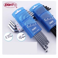Japan Japan EIGHT Extended Ball Head Allen Wrench Set/Metric Inch Allen Screwdriver TMS-7