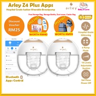 [FREE COOLER BAG+VOUCHER] Arley Z4 Plus Slim Fit Bluetooth App Control /Arley Z4 Wearable Breastpump