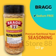 BRAGG YEAST ORGANIC INSTANT 127GR YEAST SEASONING YEAST VEGAN YEAST VEGETARIAN