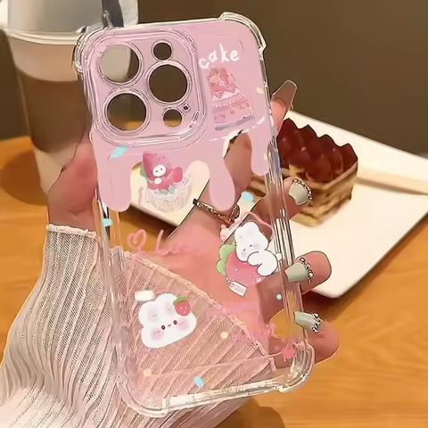 Cartoon Rabbit Phone Case For Xiaomi Mi 10T 9 Ultra 10S 9T 8 SE 6 6X Note 10 Pro Lite Civi 5 4 3 2 1