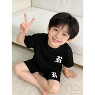 kids Superman terno boy fit 2-4 years old /2-5 years old Boy Clothes Corp Terno Set Summer Tshirt