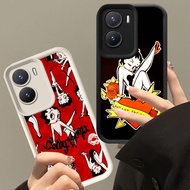 XI100 Betty Boop Casing for VIVO Y33e IQOO Z9X 13 Z9 Y75 Y83 Y01 Z10 Y73 V17 5G Black White