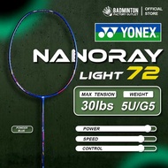 YONEX ARC SABER 72 LIGHT (5UG5) MAX TENSION 30LBS FREE GRIP