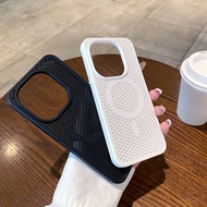 For iQOO 15 5G 2025 iQOO15 iqoo15 Heat Dissipation Mesh Case Magnetic Cooling Breathable Wireless Ch