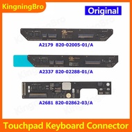 Papan Sambungan Papan Sentuh dan Papan Kekunci A2337 A2179 A2681 Asli untuk Macbook Air 13" Papan Pe