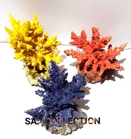 3 pcs karang Laut Warna hiasan Aquarium/Aquascape isi 3 pcs