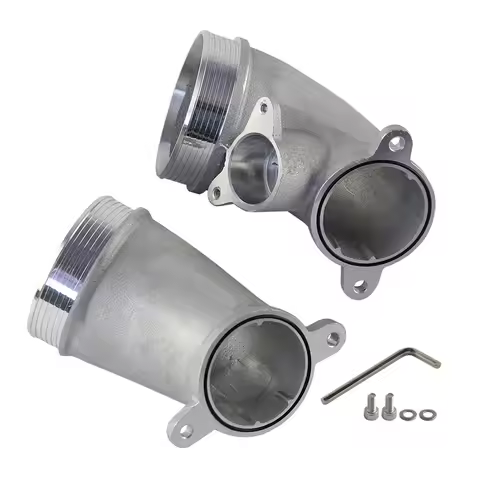 Aluminum High-Flow Performance Intake Cast Turbo Inlet Elbows Pipe For BMW S58 M2 M3 M4 G80 G82 G87 