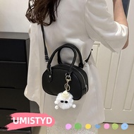 UMISTYDREAMUM9U PU Shoulder Bag, Casual with Free Pedant Adjustable Crossbody Bag, 2024 Y2k Vintage 