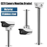 【HOT】Stainless Steel I Type Pole Mount Bracket for Security Camera 360 Degree